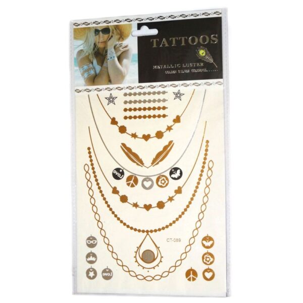Temporary Tattoo Metallic