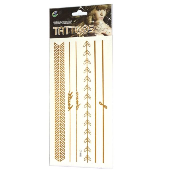 Temporary Tattoo Metallic