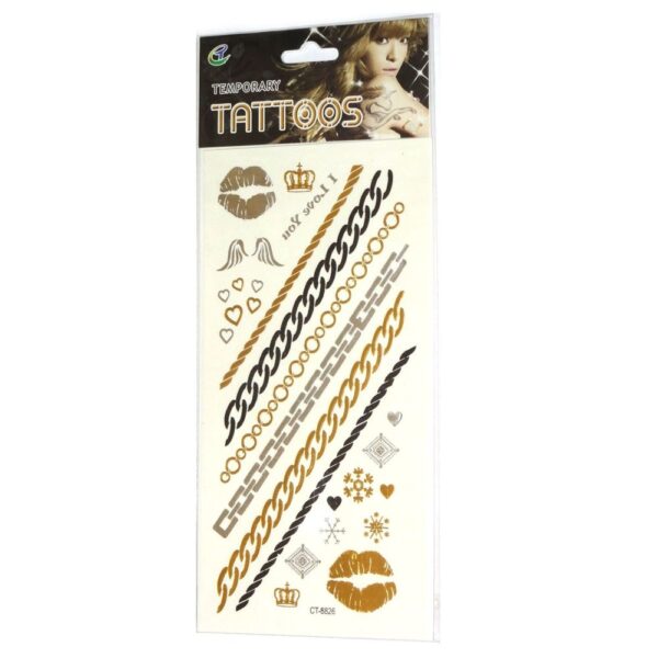 Temporary Tattoo Metallic