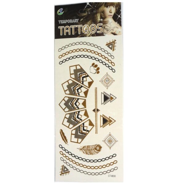 Temporary Tattoo Metallic