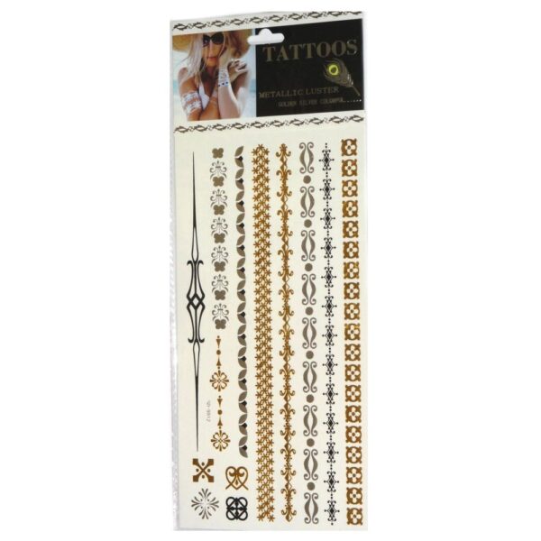 Temporary Tattoo Metallic
