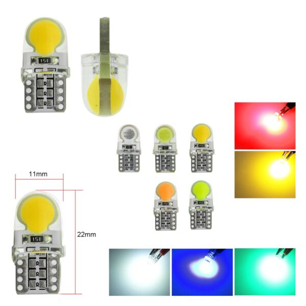 T10 W5W Silikon COB LED Auto – Bild 2