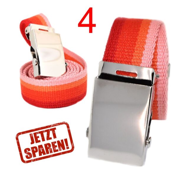 Stoffgürtel mit Metallschnalle – Bild 3