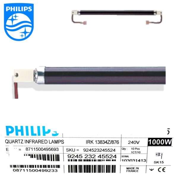 Infrarotlampe IRK 13834Z 876 240V 1000w