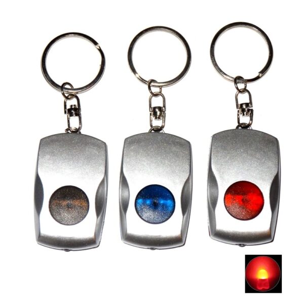 Schlüsselanhänger mit Rotem LED Licht