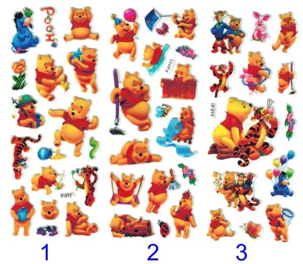 Winnie Pooh 3D Stickers – Bild 2
