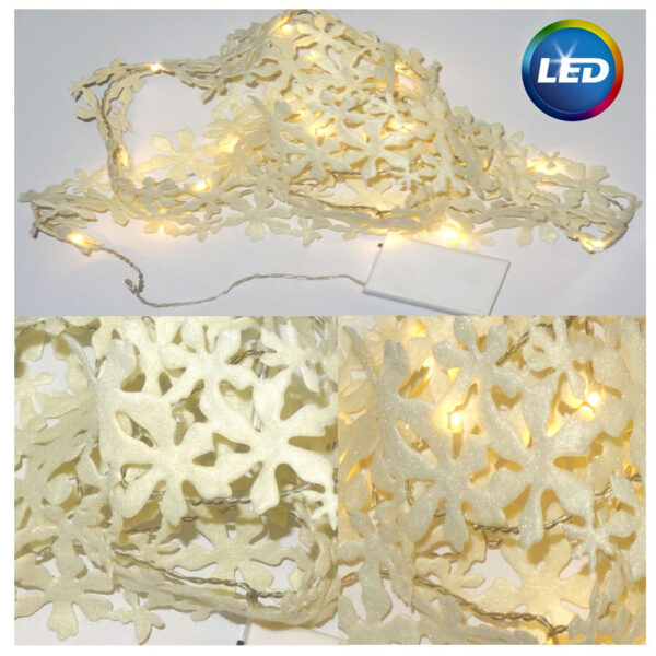 Lichterkette 20 led Filzband