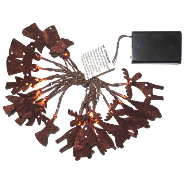 Lichterkette 20 Led Filzanhänger