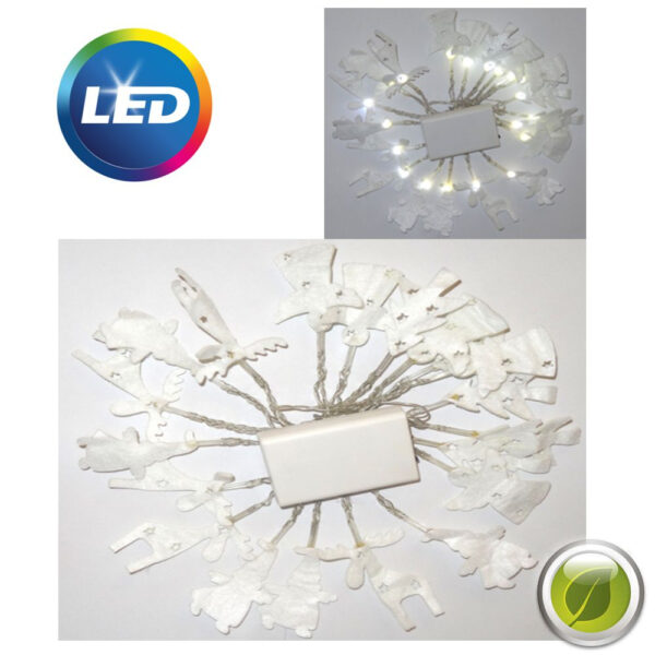Lichterkette 20 Led Filzanhänger