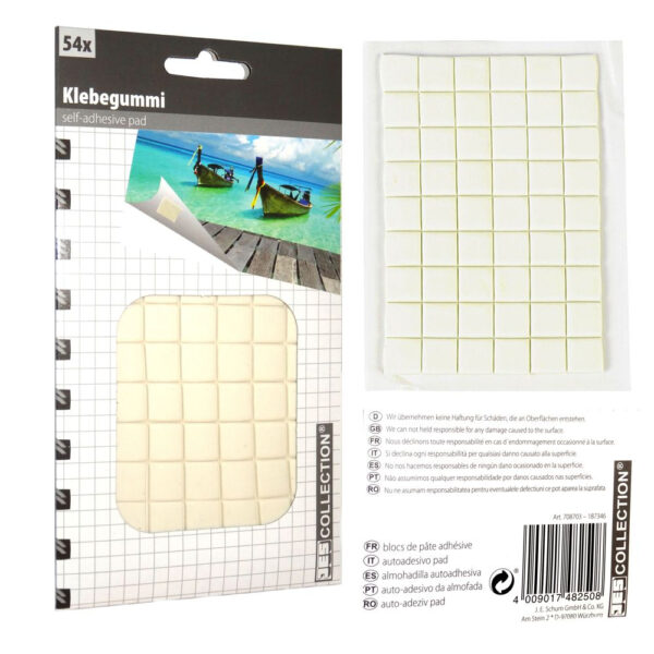 Klebepad mit 54 Klebegummis