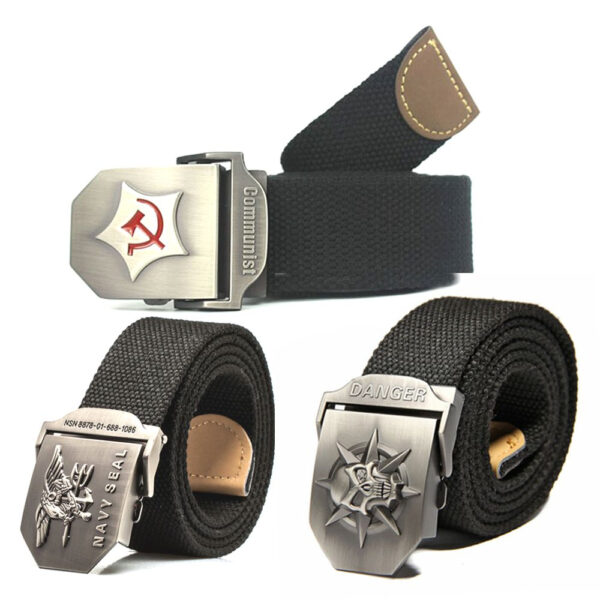 Stoffgürtel mit Metallschnalle