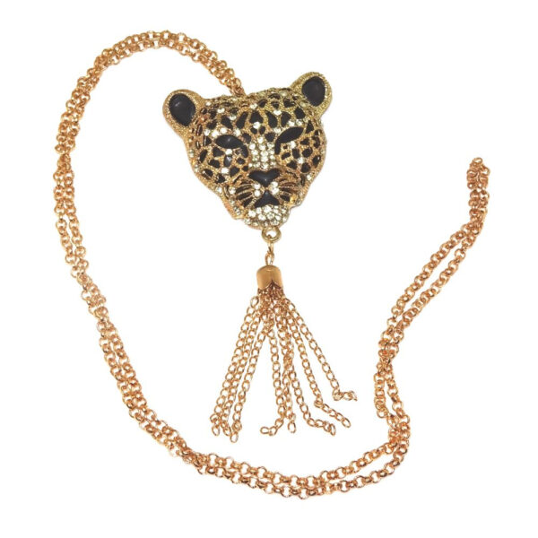 Halskette Goldene Leopard