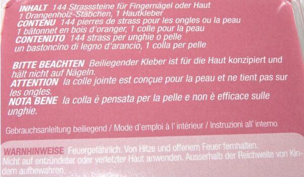 Nagel Art Dekosteine+Kleber – Bild 2