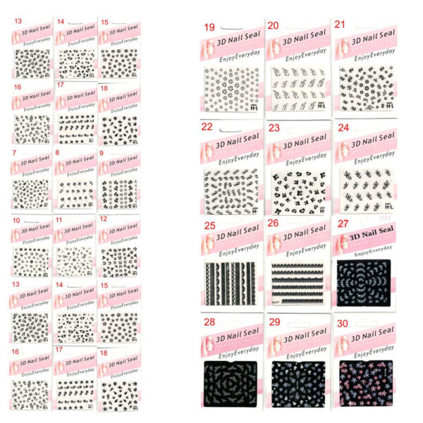 Nagelsticker 3D nail