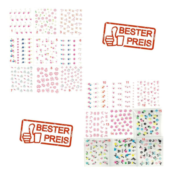 Nagelsticker 3D nail