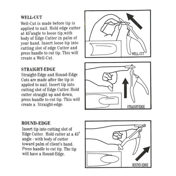 Nagelknipser für Acrylnägel – Bild 2