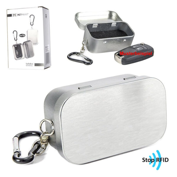 Anti RFID Box mit Karabiner