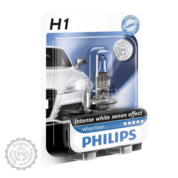 Philips WhiteVision Ultra Halogenlampe H1