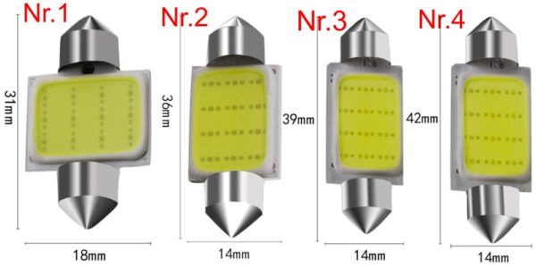 Autolampe C5W C10W – Bild 2