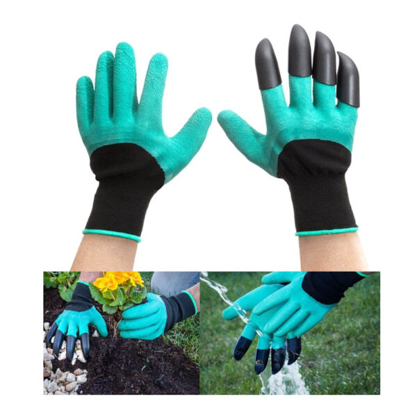 Gartenhandschuhe mit 4 Krallen