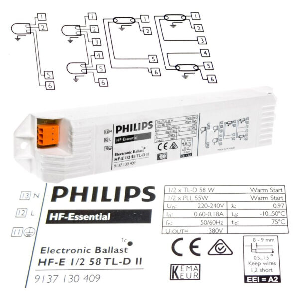 PhilIps HF-E 12 58 TL-D II