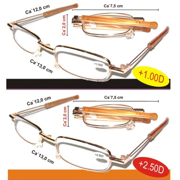 Lesebrille zusammenklappbar – Bild 4