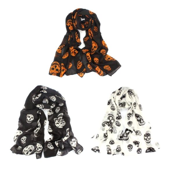 Chiffon Schal Halloween