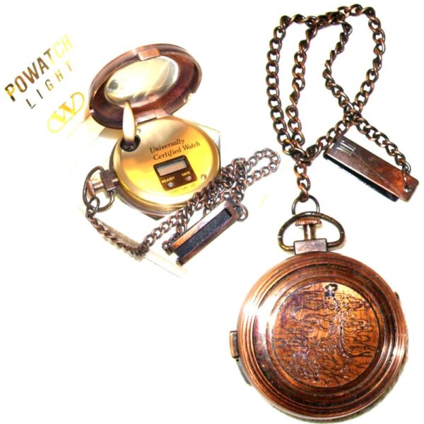 Taschenuhr mit Feuerzeug