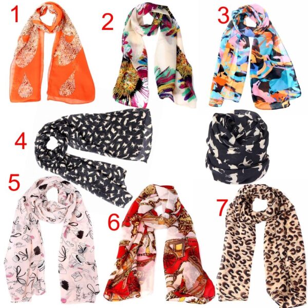 Chiffon Schal Design – Bild 2