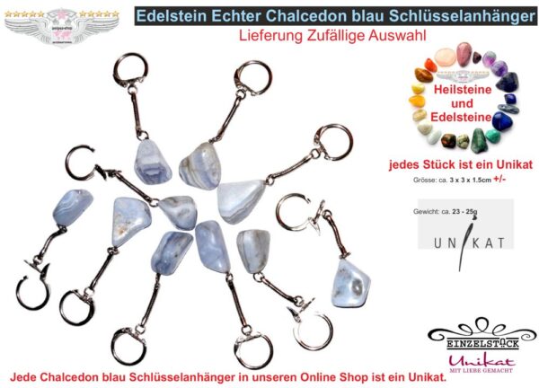 Chalcedon blau – Bild 2