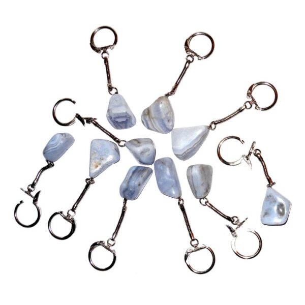 Chalcedon blau