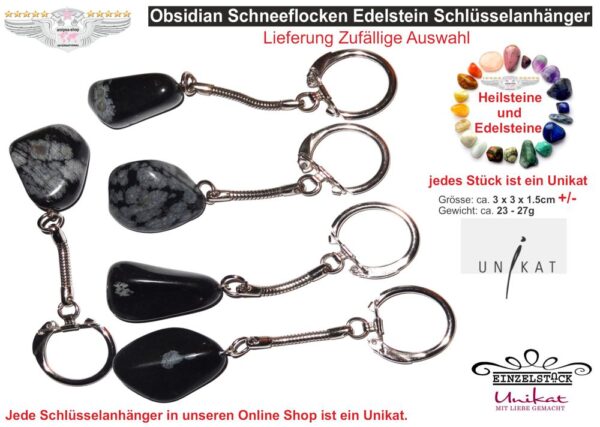 Obsidian Schneeflocken – Bild 2