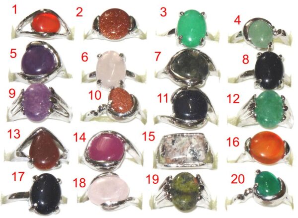 Naturstein Ringe – Bild 2