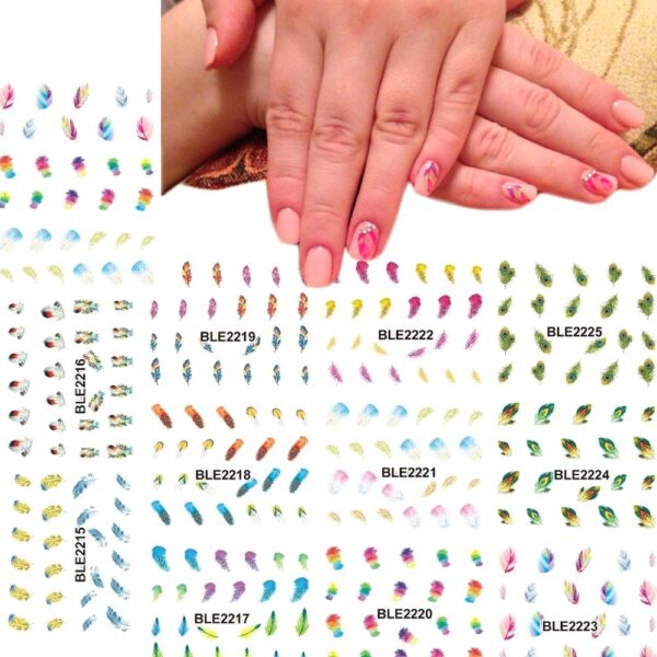 Nagelsticker set -a4
