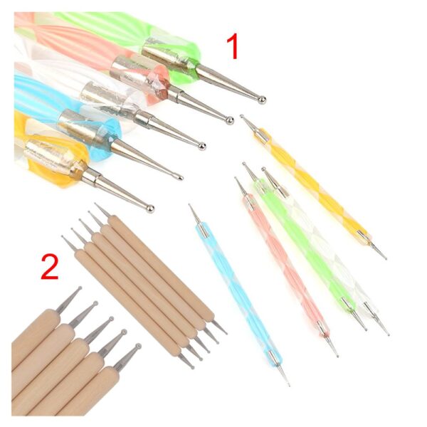 Nailart Dotti 5 St. Set Spot Swirl – Bild 2