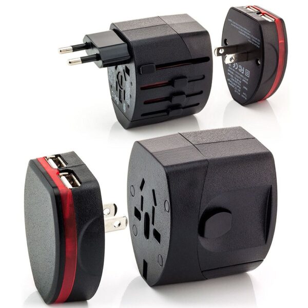 Internationaler Adapter mit USB – Bild 3