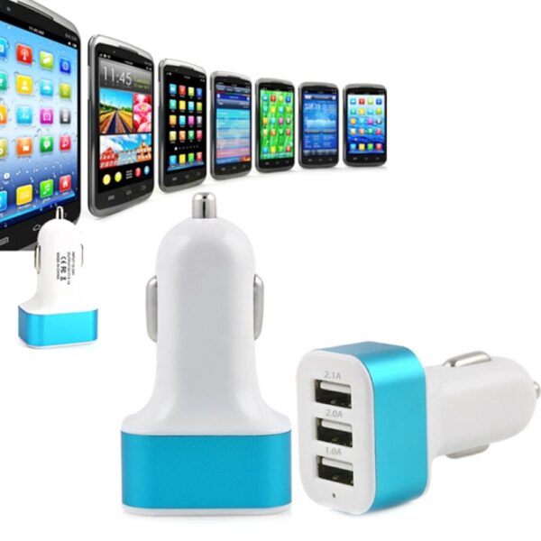 USB Ladegerät 3Port Auto-Universal 12V 24V