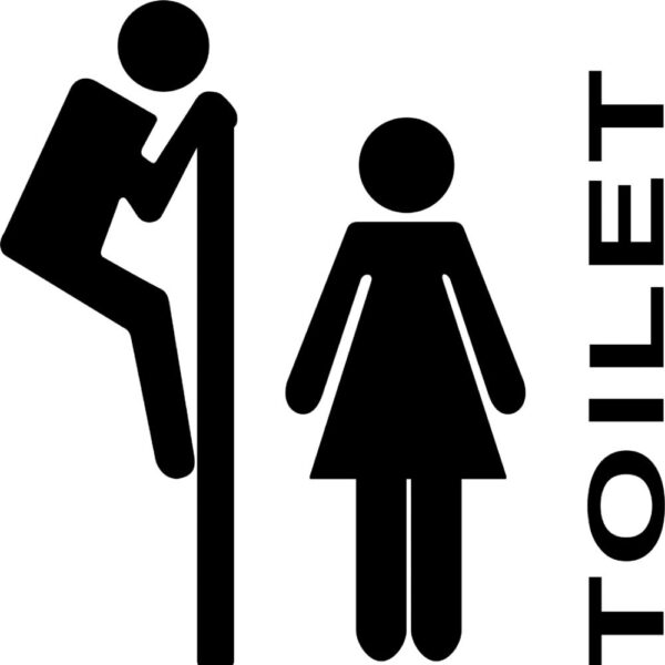 Toilet Aufkleber