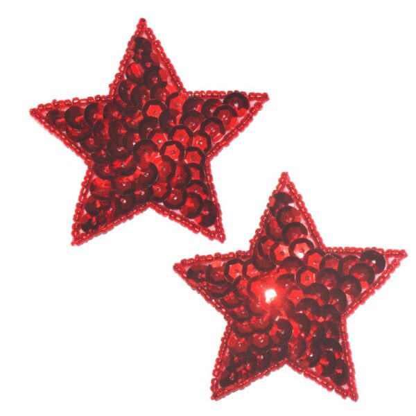 Pailletten Sterne 2er set