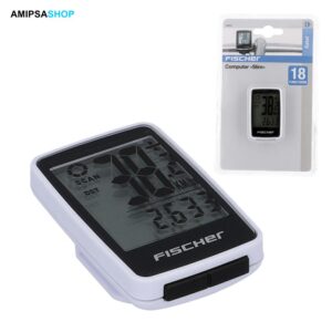 Fischer Fahrradcomputer Funk Slim 18 Funktionen