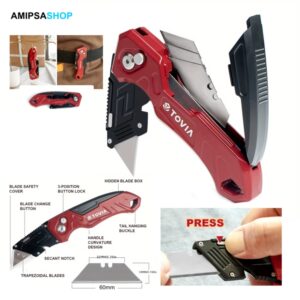 Klappmesser mit 3 ersatzklinge Professional