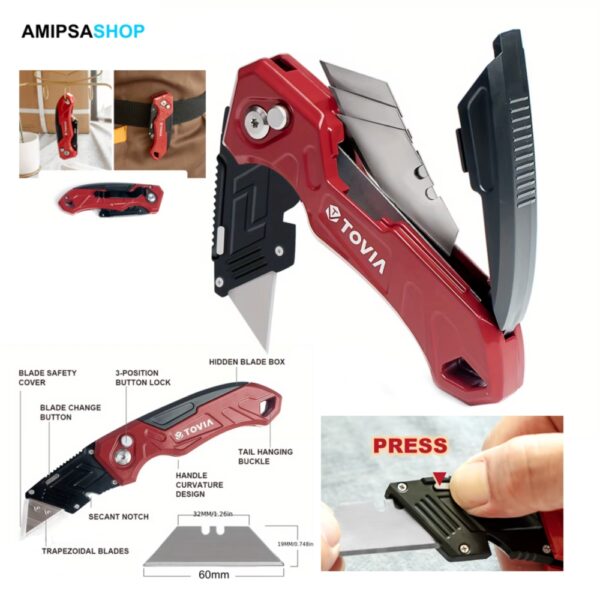 Klappmesser mit 3 ersatzklinge Professional