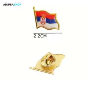 Pin Serbien flagge