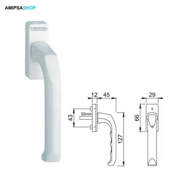 Verwo Fenstergriff 013-U34 KNAW