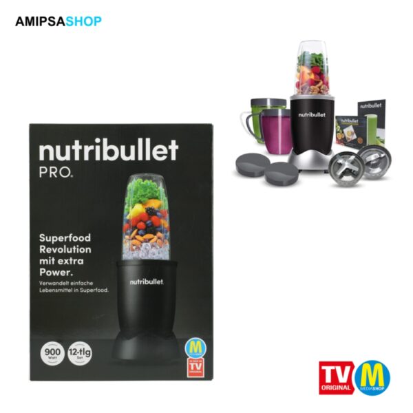 Nutribullet PRO Nährstoffextraktor 900W 12-teilig